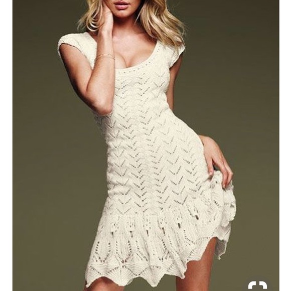 Victoria's Secret Dresses & Skirts - Victoria’s Secret Cream Knit Dress